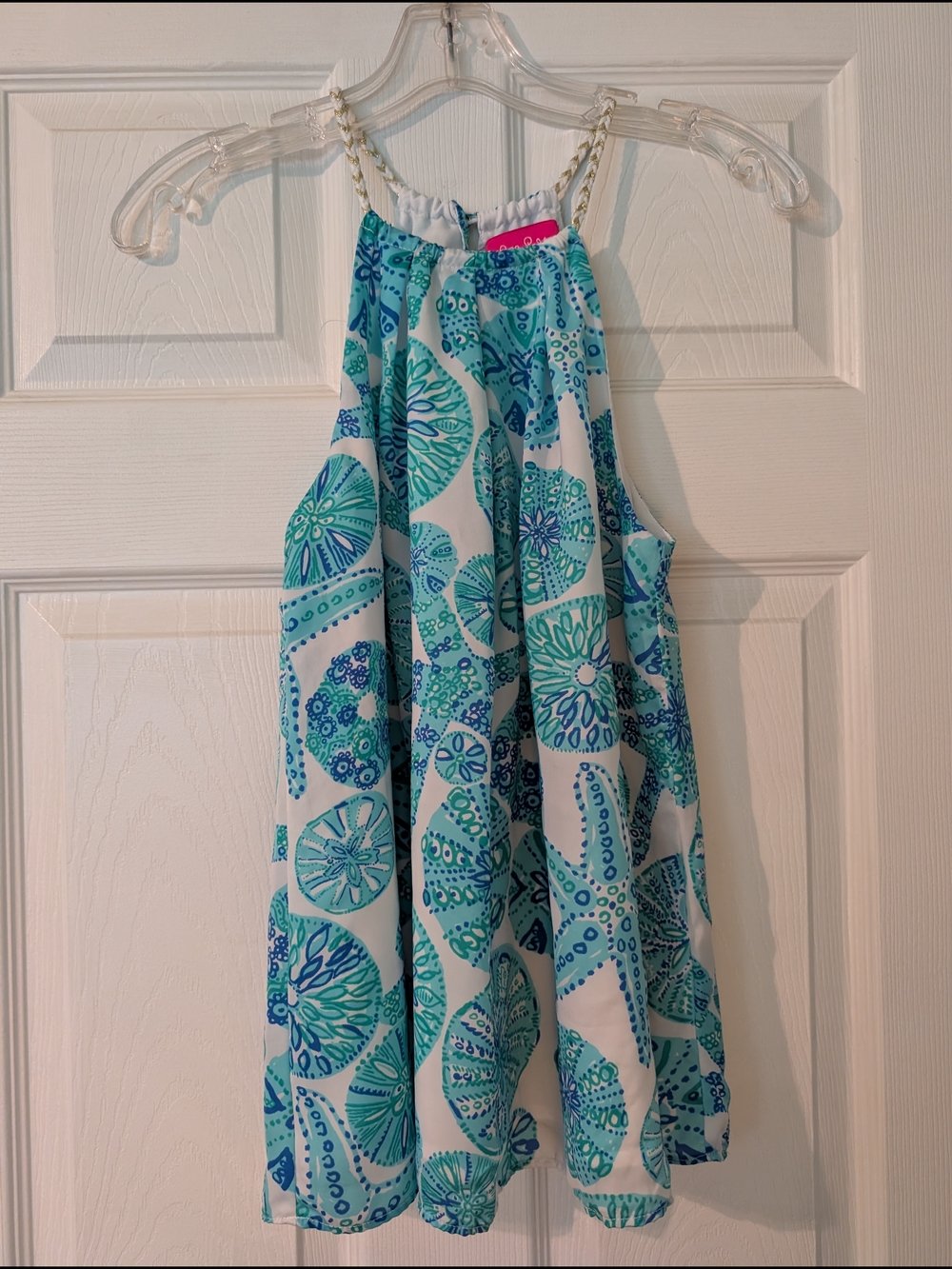 Lilly Pulitzer for Target Sea Urchin Tank with Gold Braid Detail
